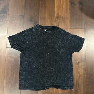 Victoria’s Secret PINK OS oversized shirt acid wash black